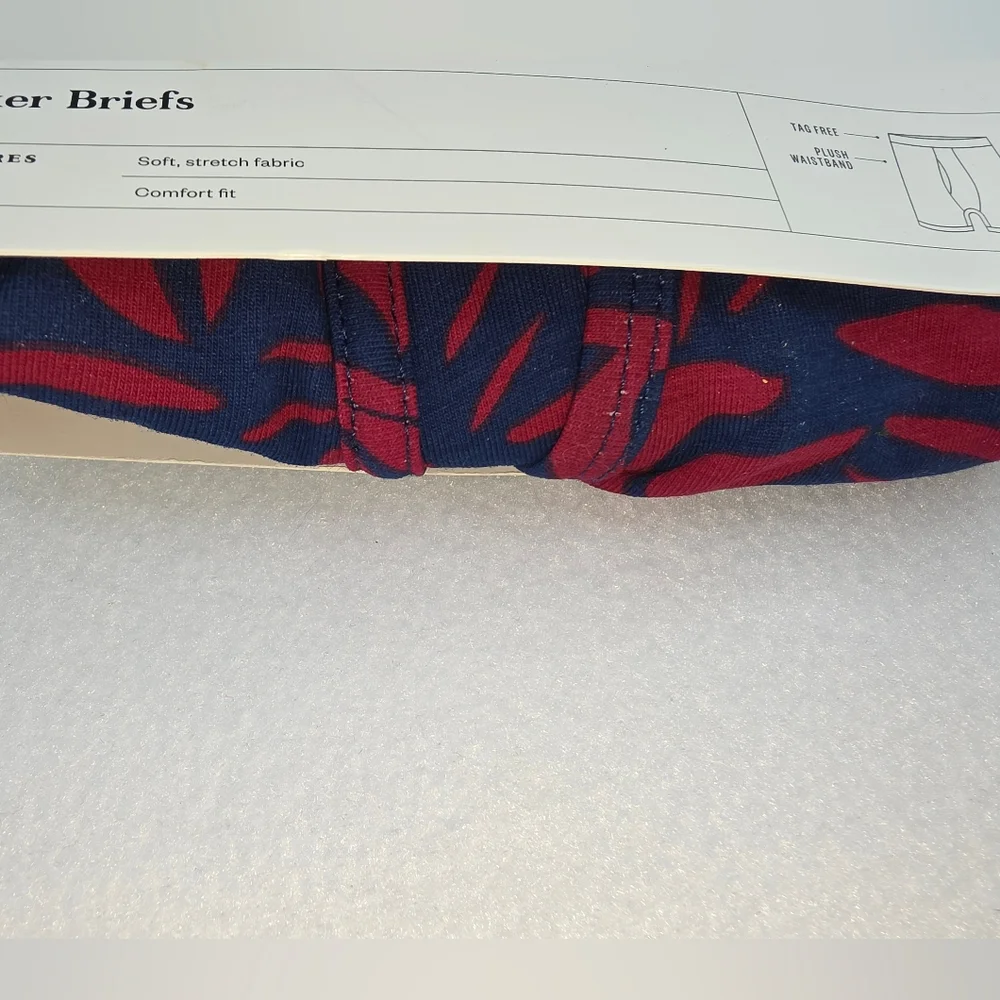Goodfellow & Co Men's 2pk Boxer Briefs Ref Navy Print Large NEW R-0255